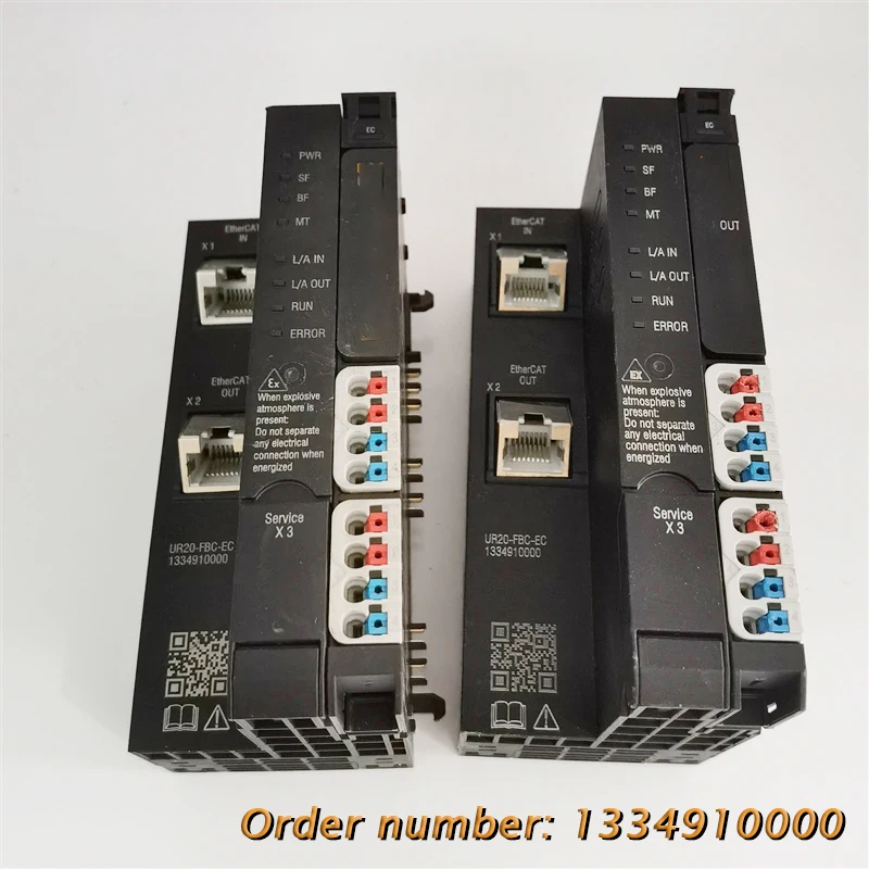 

1 PCS For Weidmuller Remote IO Network Coupler UR20-FBC-EC 1334910000