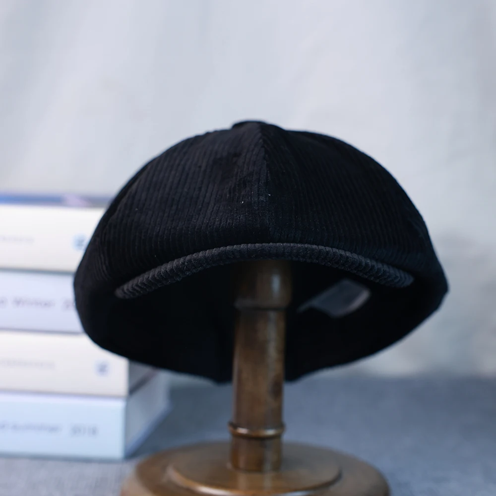 Neue Retro Winter Caps Für Männer Cord Hut Newsboy Frau Flache Kappe Männlich Warme Kappe Papa Im Freien Casual Achteckige Kappe Gatsby Hut 020 – Detail 21