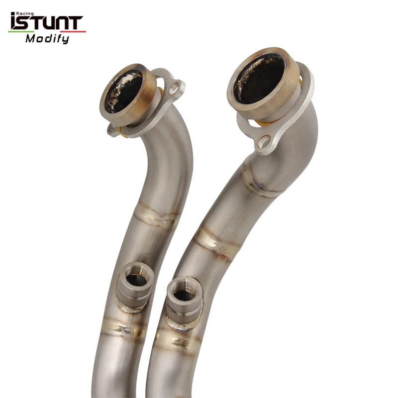 Slip On For Husqvarna Norden 901 Motorcycle Exhaust Modify Escape Moto System Titanium alloy Front Link Pipe Original Muffler - Image 6