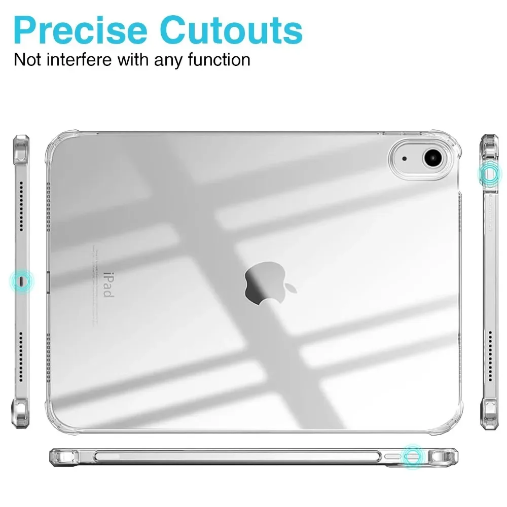 Durable Transparent Shockproof Silicone Tablet Case