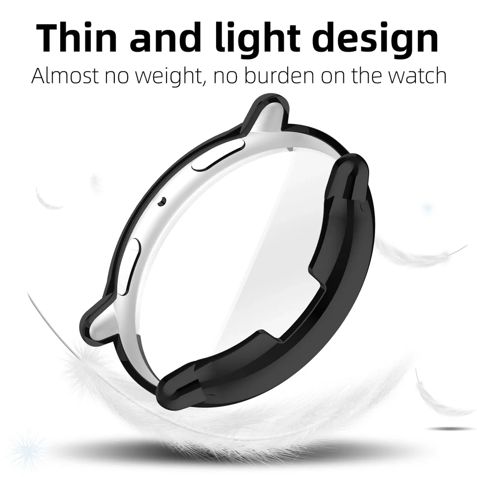 Custodia Compatibile Con Amazfit Active [2 Pezzi], Cover Protettiva