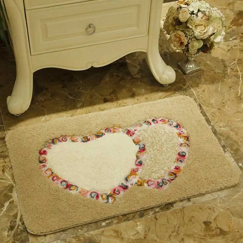 

bathroom suction Bedroom foot mat GREY