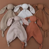 Soft Newborn Baby Sleeping Dolls Kids Cartoon Animal Bath Towel Sleep Toy Soothe Appease Towel Bib Burp Cloth Baby Accessories
