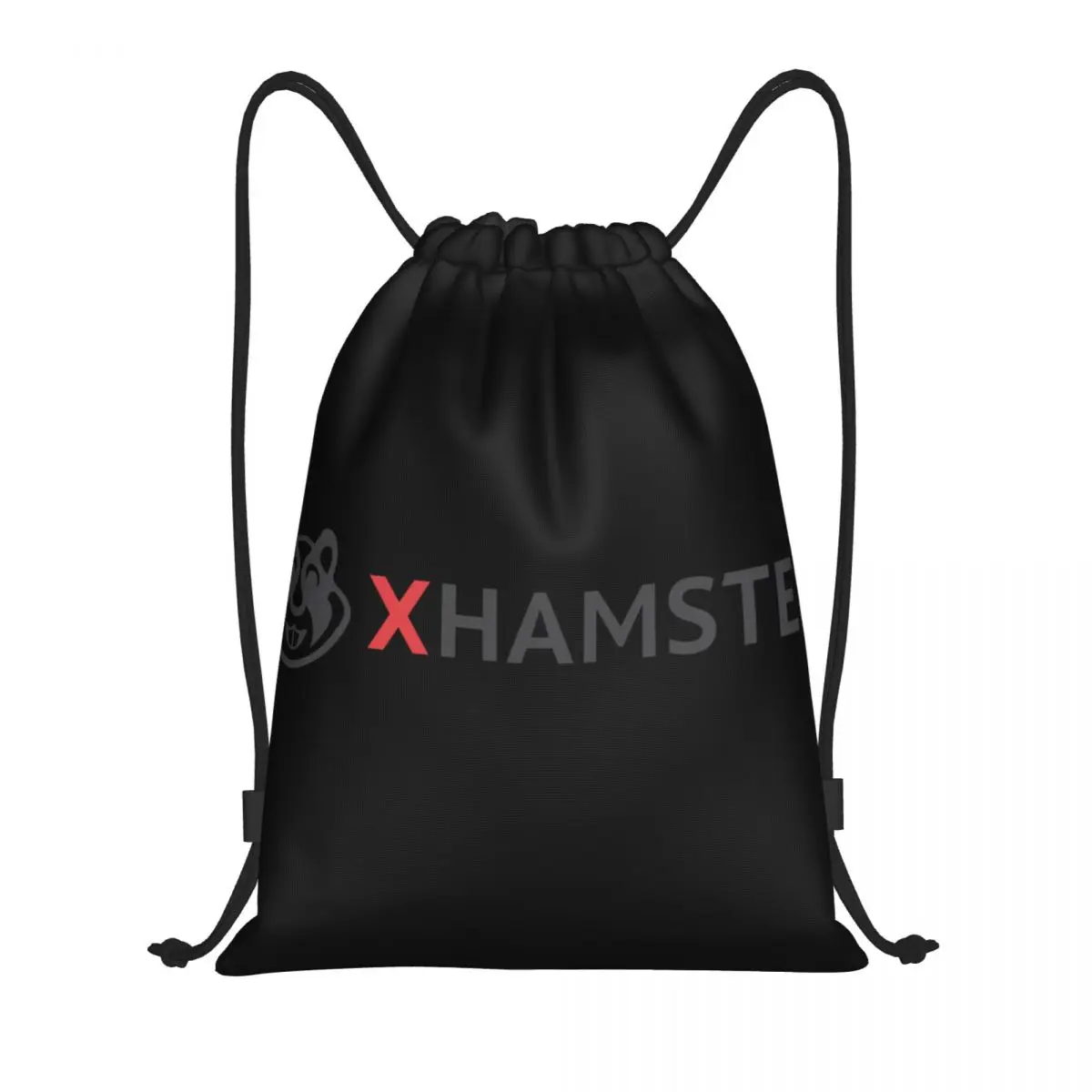 

XHamster Logo Multi-function Portable Drawstring Bags Sports Bag Book Bag For Travelling