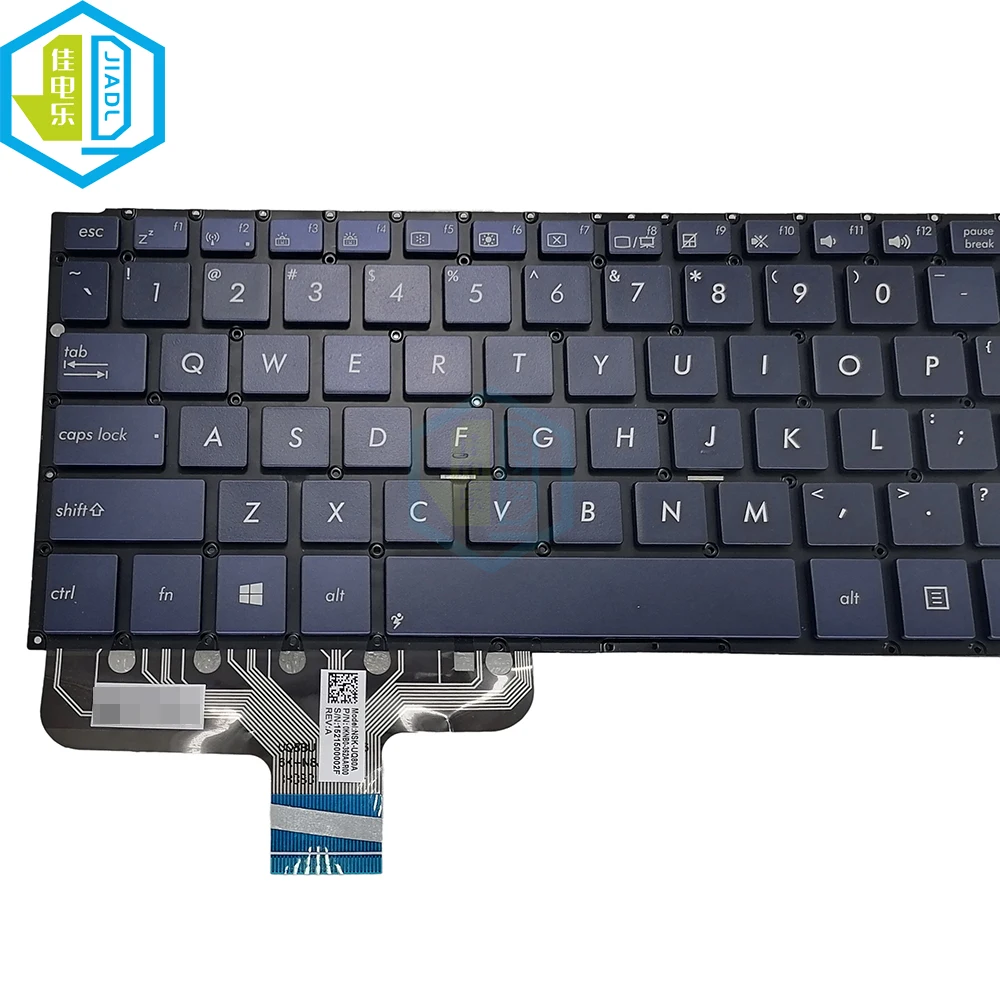 Berekening wasmiddel Hangen Laptop Verlicht Toetsenbord Engels Ons Voor Asus Zenbook UX301 UX301LN  UX301LA Toetsenborden Vervanging Marineblauw Keycaps 0KNB0 362AAR00| | -  AliExpress