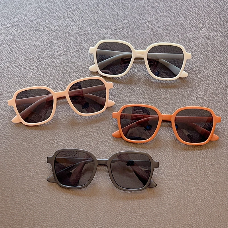 Children Vintage Rectangular Circular Fashion Sunglasses UV400 Girls Boys Colors Acrylic Protection Kids Sun Glasses fashion sunglasses kids sunglasses children sunglasses