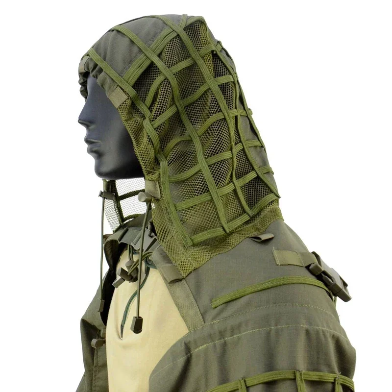 Tactical Ghillie Suit Sniper Airsoft Combat Ghillie Shawl Coat Clothes Outdoor Hunting Shooting Camouflage Hood Suit tactical suit ghillie suit