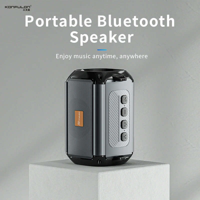 

KONFULON Portable 5W Wireless Bluetooth Speaker With Support 32g Memory Card/U Disk/AUX Cable 5W Wireless TWS Bluetooth Speaker