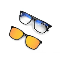 Hot GS05 Smart Glasses For Men 2 in 1 UV Protection Portable Polarized Anti-blue light Black Frame White Lenses Music Sunglasses - Image 5