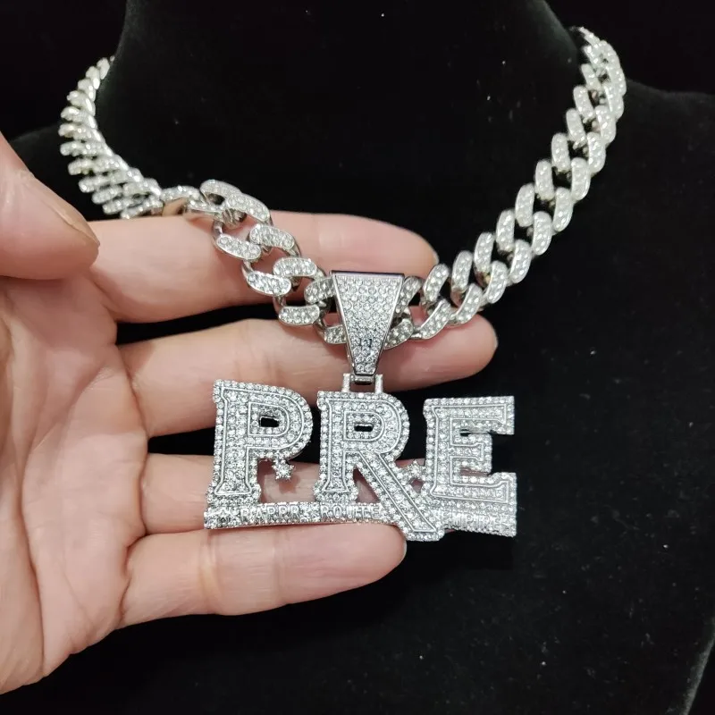 Collar De Cadena De Cristal Para Hombre Y Mujer, Colgante De Micrófono