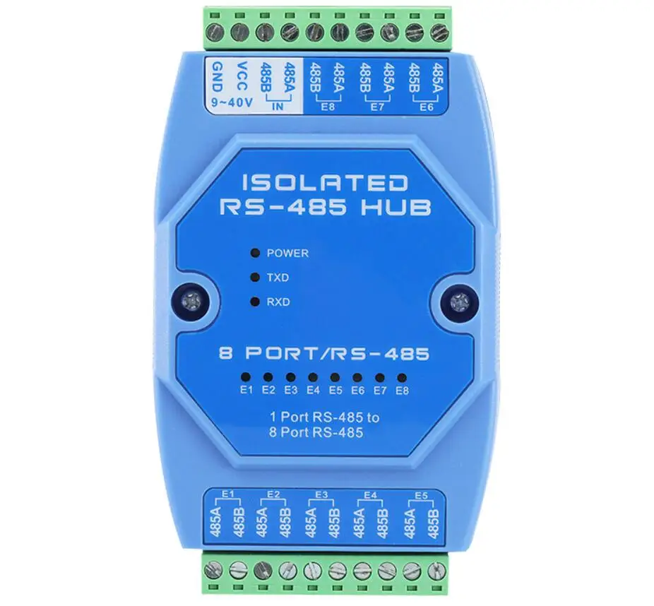 485 Hub 8Channel RS485 Distributor/Repeater One Sub Eight Industrial Photoelectric Isolated Relay germany 9000 41042 0100600 current distributor relay