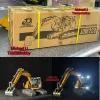 In Stock JDM-208 R920 1/14 RC Hydraulic Excavator RTR 3 Way Directional Valve ST8 Sound Light Painted Assembled Digger Model 1