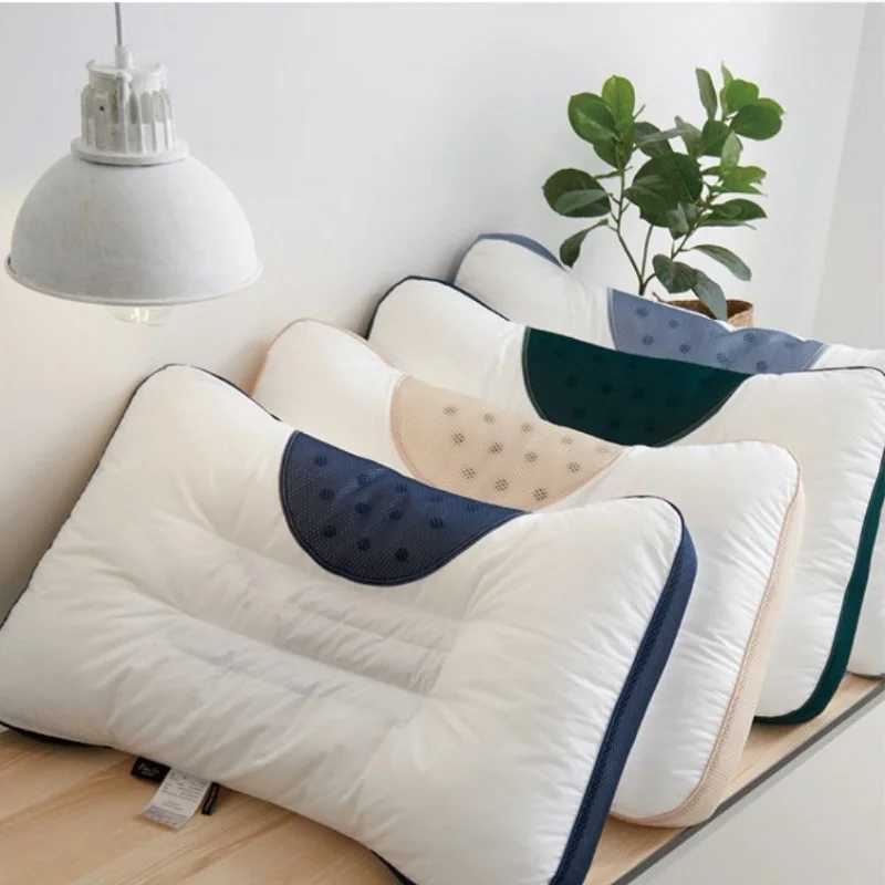 

48*74cm Cotton Core Pillows Cassia Cervical Pillow Pearl Sleep Repai Pillow Bedroom Pillows Living Room Pillows Almohada Coussin