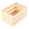 Miniature Wooden Basket Model Small Wood Crate Mini Dollhouse Accessories Home Storage Baskets Mini Wicker Basket Mini Picnic 5
