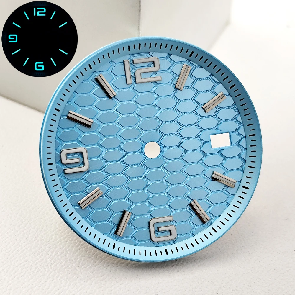 Premium Men's Watch Silver Case with Sapphire Dial and Full-Body Mirror Box