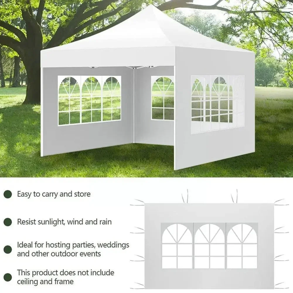 2x3cm Winter Outdoor Warm Tent Cloth Transparent Roman Window Sunshade Tent Cloth Windproof And Rainproof for Stall Camping