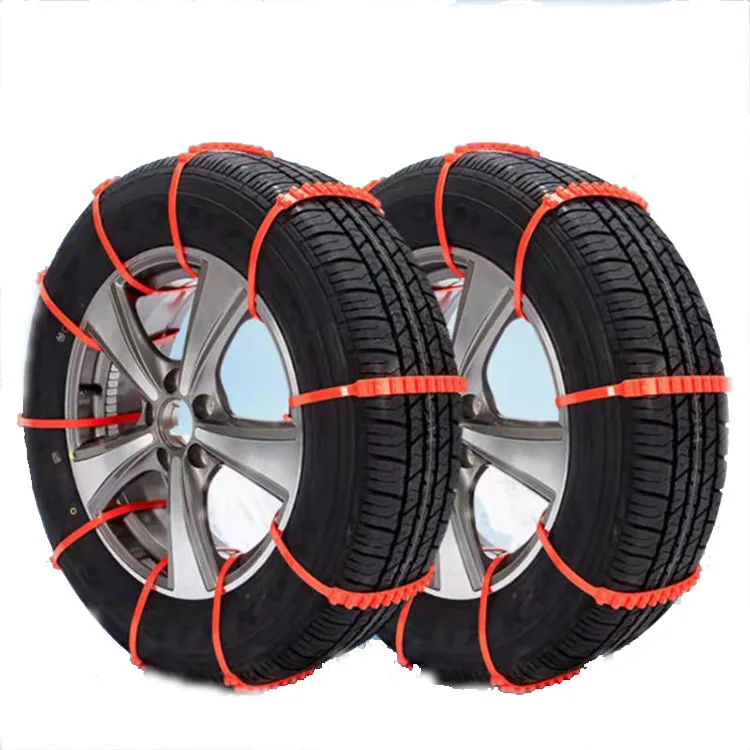 Catene Da Neve Antiscivolo Per Auto – 20 Pezzi Regolabili In Nylon, Emergenza Su Neve E Fango