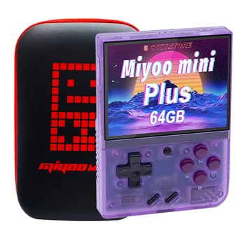 BOYHOM MIYOO MINI PLUS Console per videogiochi portatile retrò portatile sistema Linux emulatore di gioco classico schermo IPS HD da 3.5 pollici