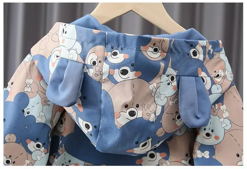 Spring Girls Cotton Coats Jackets Hooded Coat Autumn Boys Baby Girls Outerwear Toddler Kids Fashion Clothes Boys Windbreaker baby jacket
