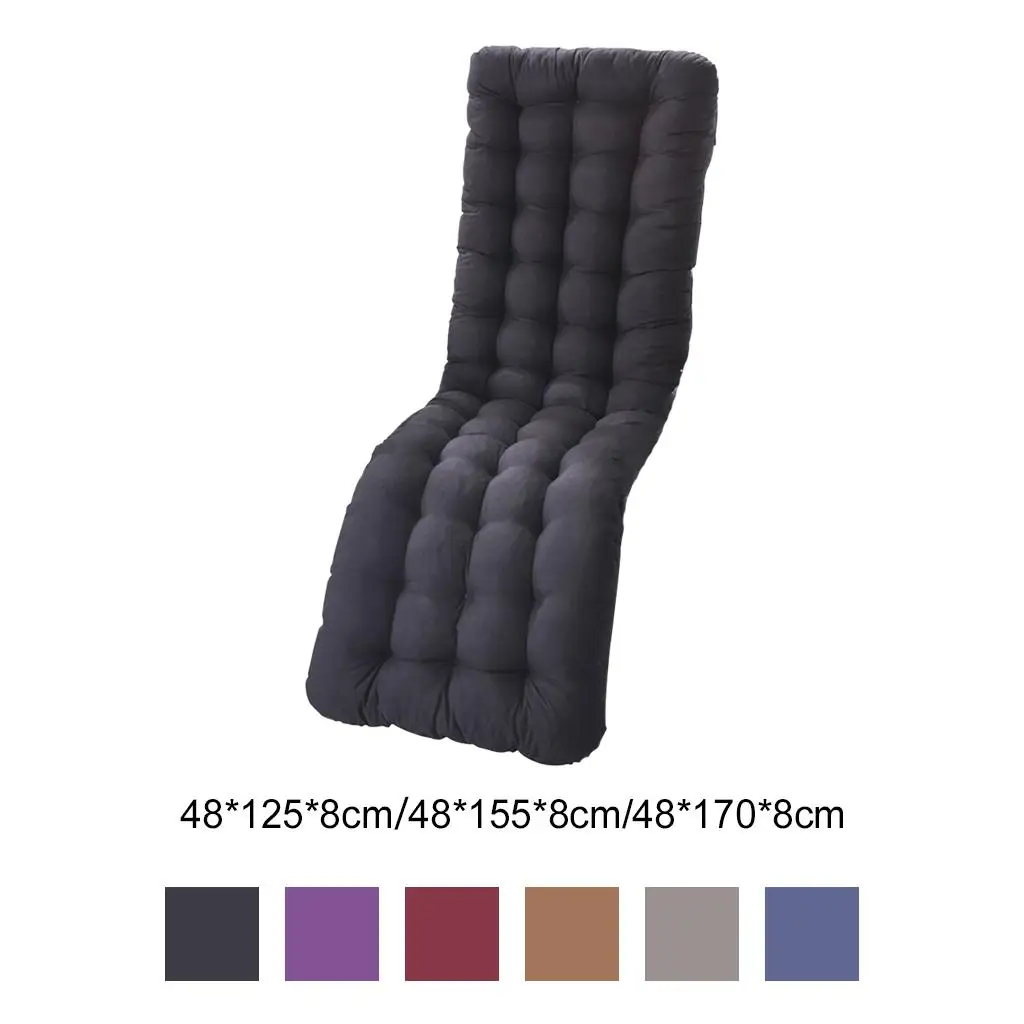 

Thickened High Back Chair Mat Beach Seat Pad Sunlounger Cushion