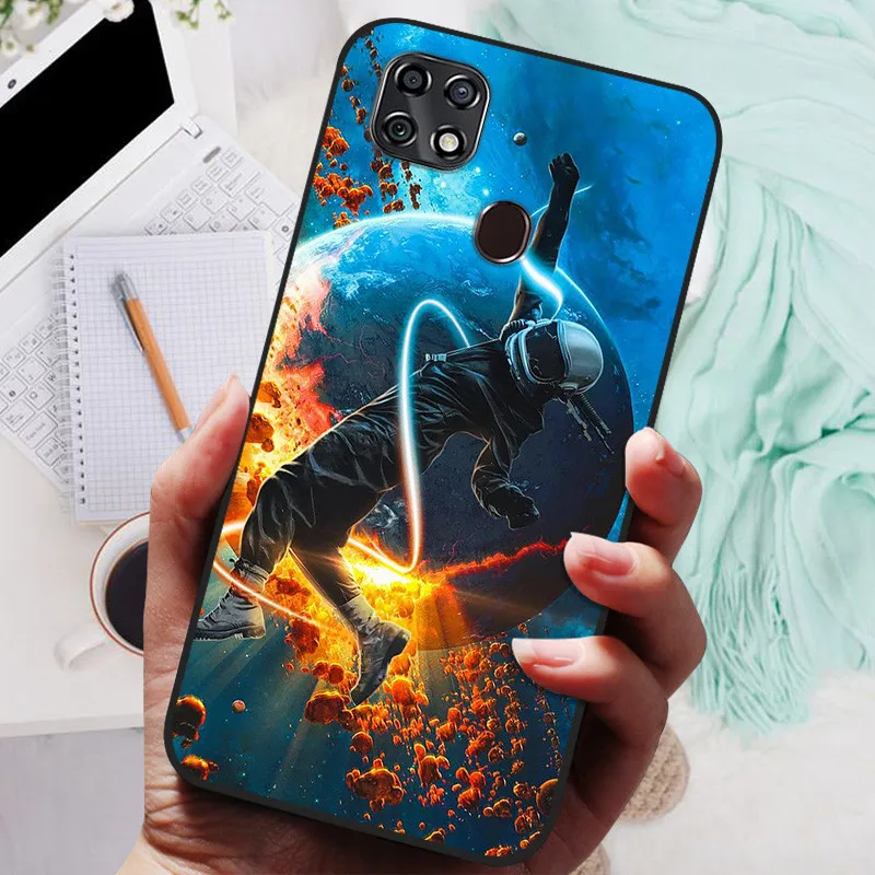 Black Lion Wolf Silicone Soft Back Protective Case Cover
