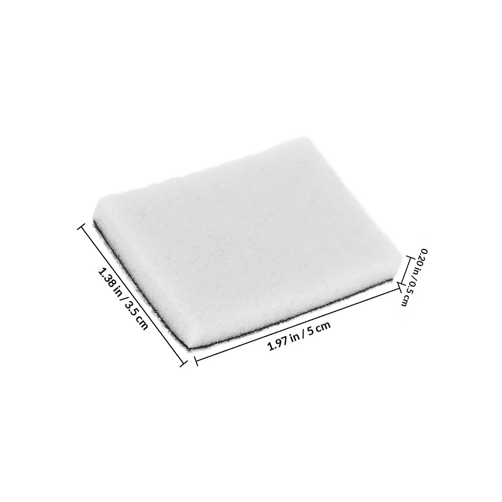 10Pcs 잉크 블렌딩 도구 교체 폼 패드 스크랩북킹 스탬핑 카드 만들기 공예용 흰색 미니 스폰지