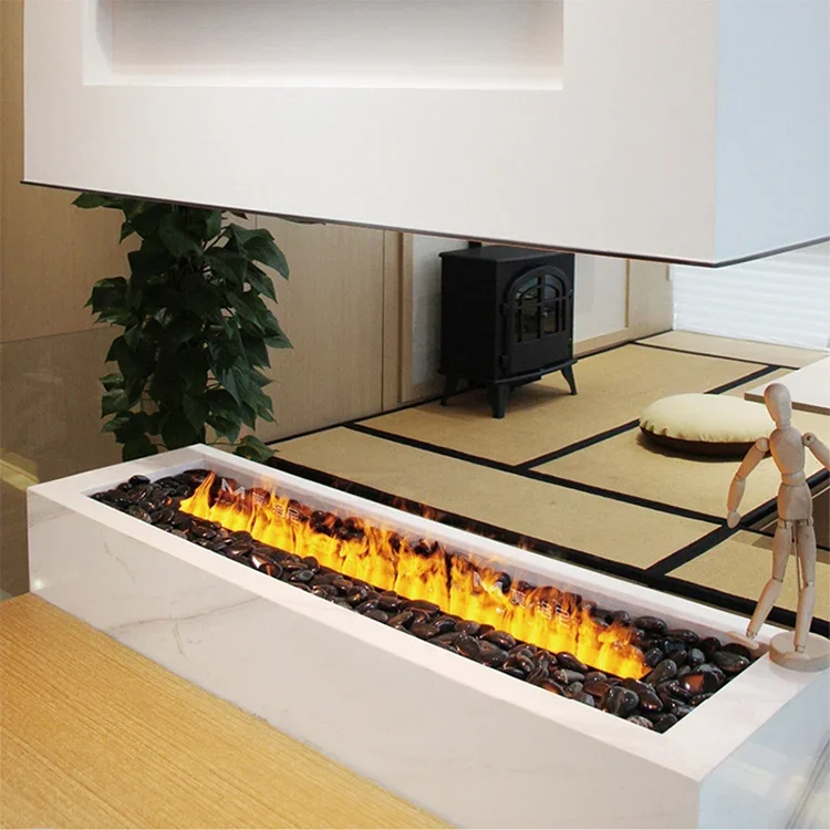 New Modern 3D Water Vapor Fireplace