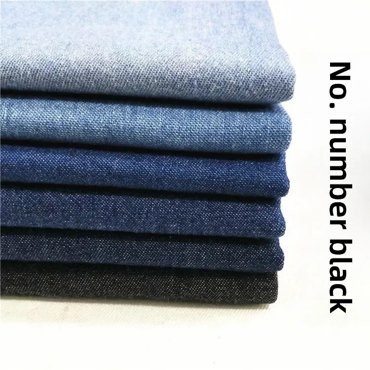 Pure Cotton 200gsm Washed Plain Weave 16oz Denim Fabric for Children's Clothing Bags Shoes And Hats Customizable Jeans Material