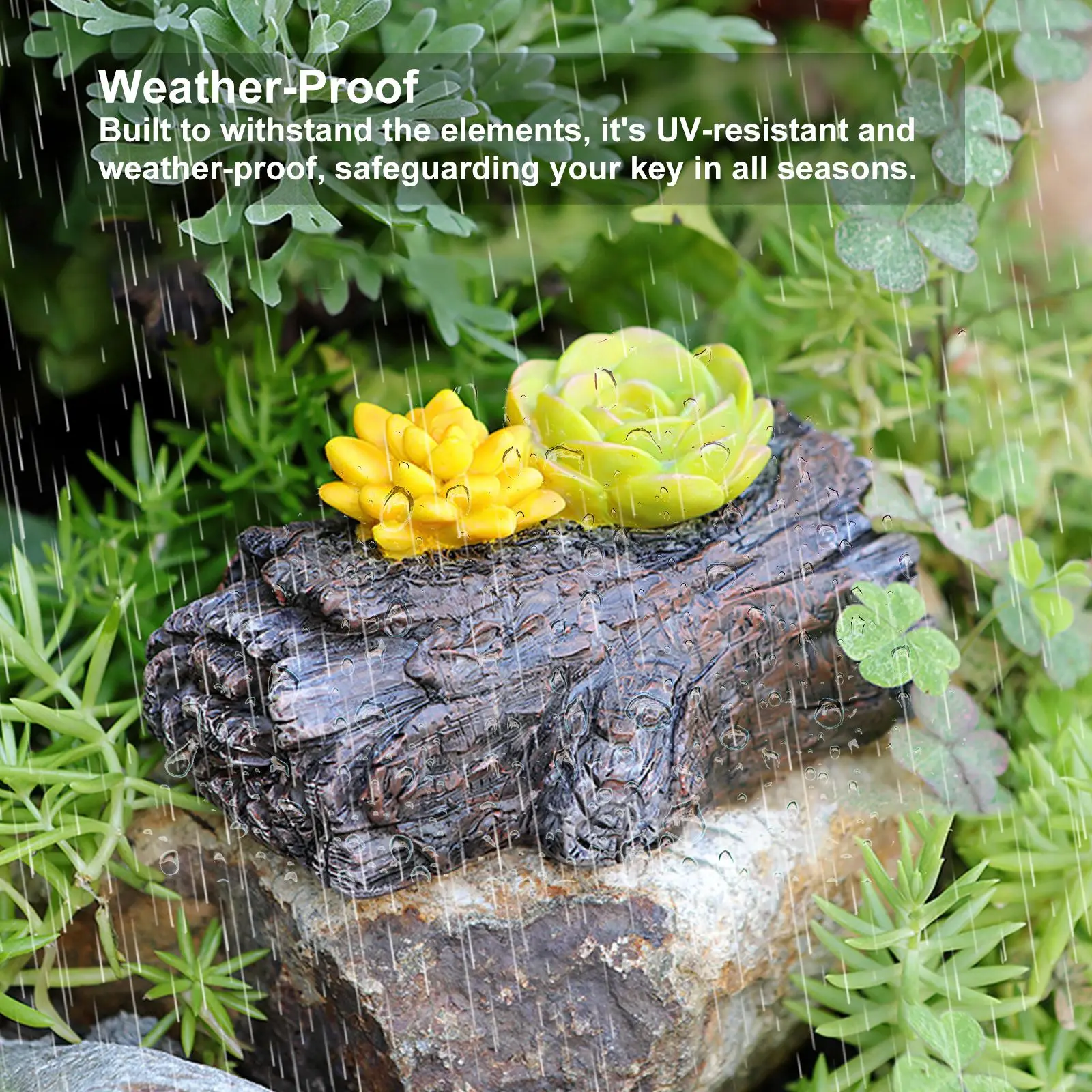 Outdoor Simulation Stone Key Hider Hide A Spare Keys In Stone Resin Ornament Craft For Yard Garden Safety Storage Box Decoration