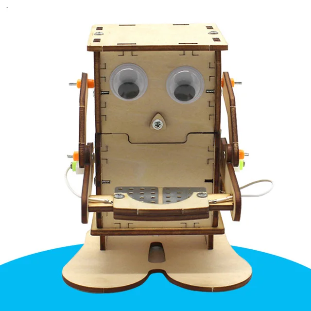 DIY Robot Eating Coin Physics Experiment Learning Practical Skills Education Toy 2