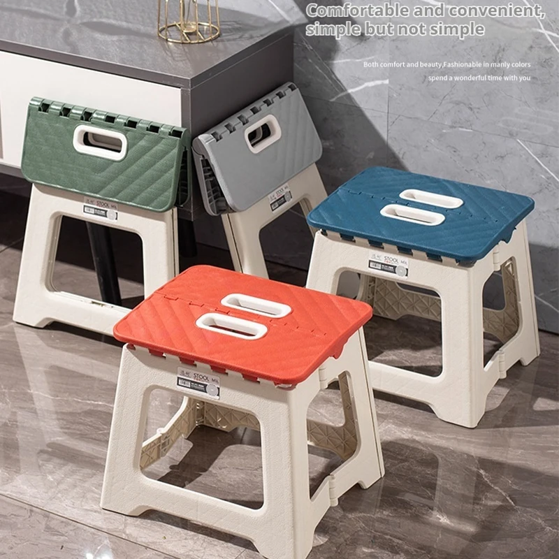 Thickened Portable Folding Stool  Outdoor Picnic Notebook Small Bench   Convenient Train Maza Chair