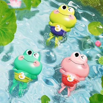 Clockwork Swimming Frog Bath Toy 2