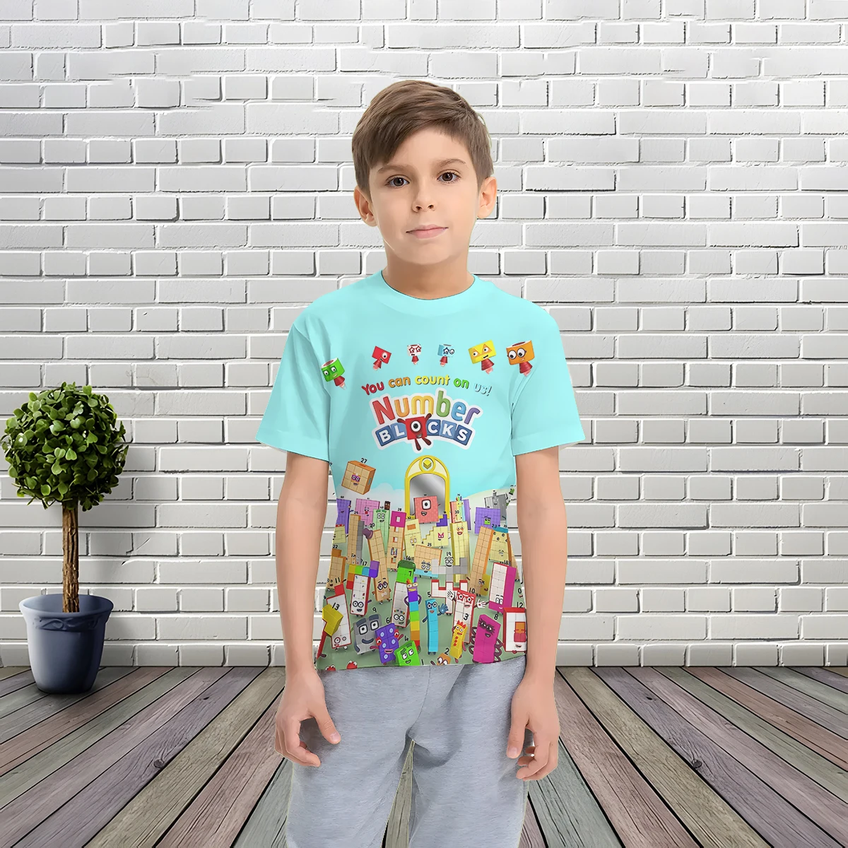 Anime NumberBlocks 3D Print Baby Clothing 5 to 14 Years Male Outdoor Clothes for Children Boy Girl Child T-Shirt Top Shirts 2