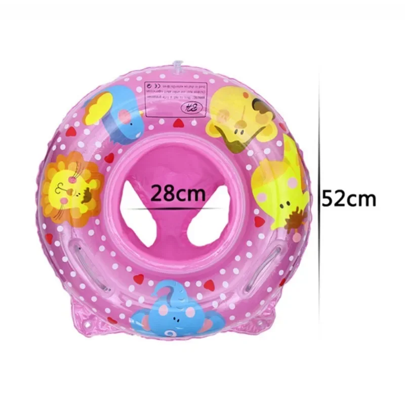 Swim Ring Baby Seat Float Double Handle Safety Inflatable Infant Kids Swimming Pool Rings Water Toys Swim Circle For Kids Sipply 6