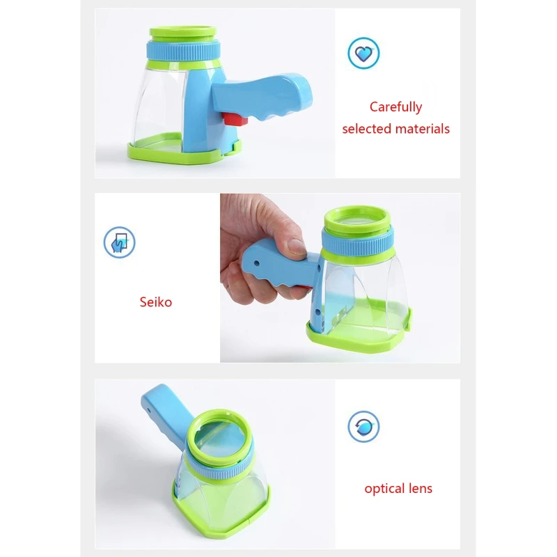 Nature Bound Bug Catcher & Viewer with Handy Trigger Design for Outdoor Exploration of Insects for Boys & Girls Presents