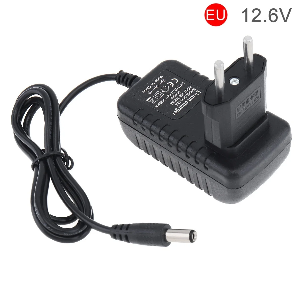 Electric Drill Charger Battery Adapter Universal Charger 12.6/16.8/17/21/25V DC Power Adapter for Lithium Battery Electric Drill Screwdriver