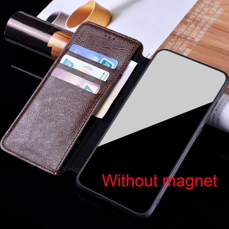 

Case for iPhone 11 Pro Max SE 2020 6 6S Plus 7 8 X XS XR High Grade PU leather No magnet Wallet leather cover with 3 card slots
