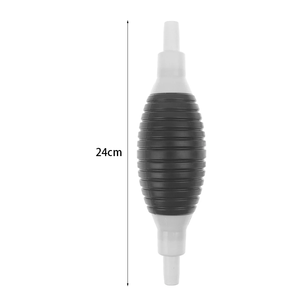 Pcs Gummi-flssigkeitstransfer-handpumpen Manuelle Siphonpumpe Aqudukt- handpumpe Benzin Lsungsmittel Flssiggas Benzin Dieselkraftstoff(schwarz)