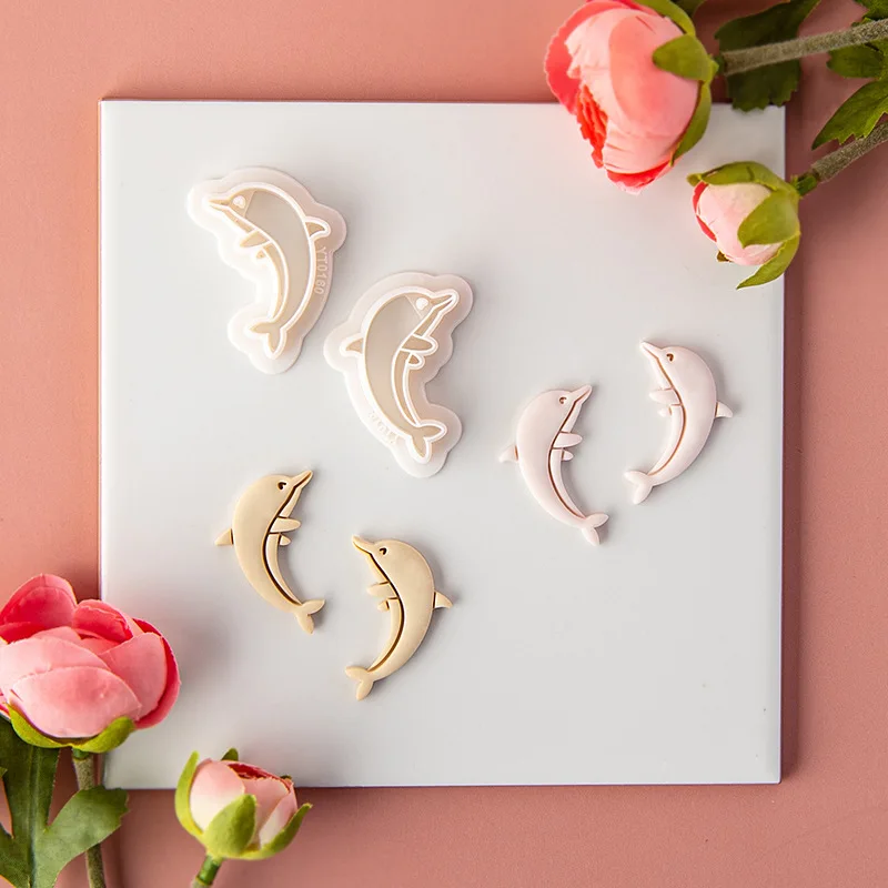 Sea Horse/Whale/Dolphin/Seal/Dog/Frog/Shell Shaped Ocean Clay Mold Earring Cutting Mold For DIY Creative Cute Hand-make Gifts