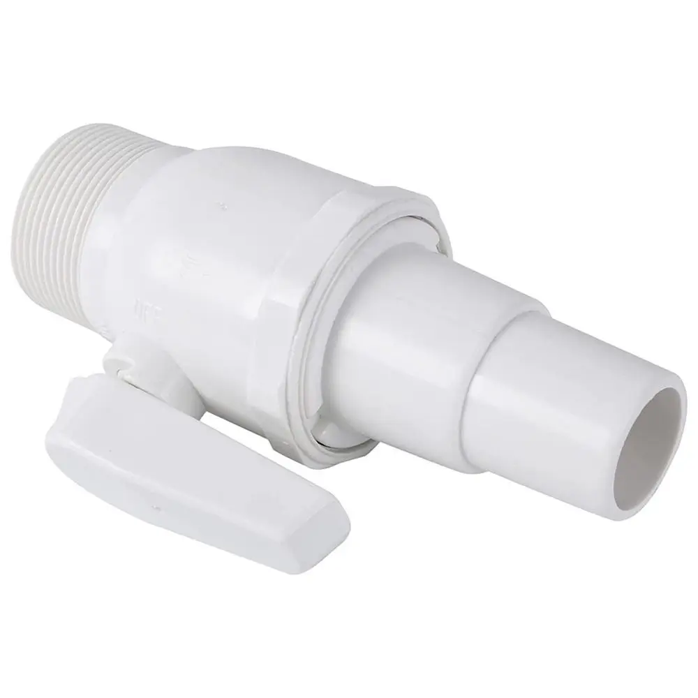 

Non-Corrosive Pool Ball Valve 2 Way Fittings Shut Off Valve Pool Hose Adapter Pool Filter Valve for Hayward SP0729 Econoline