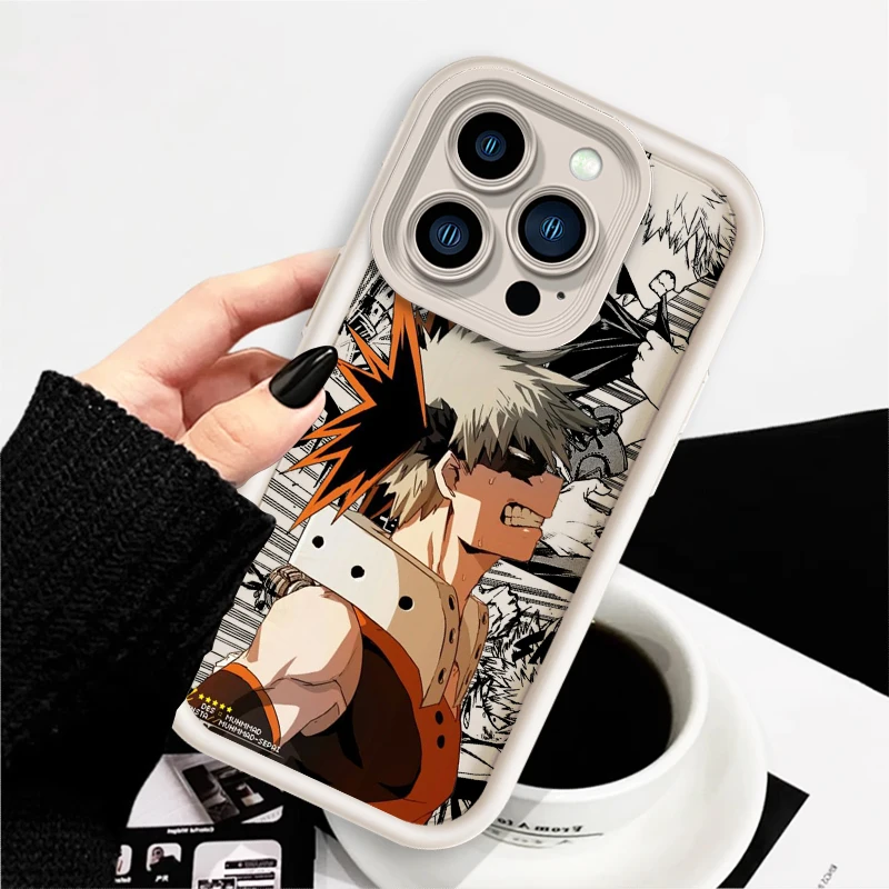 thumbnail image 1 of My Heroes Academy Comics Art Eye Ladder para Apple iPhone 15 14 13 12 11 XS XR X Pro Max Plus, Funda para teléfono, 1 of 5