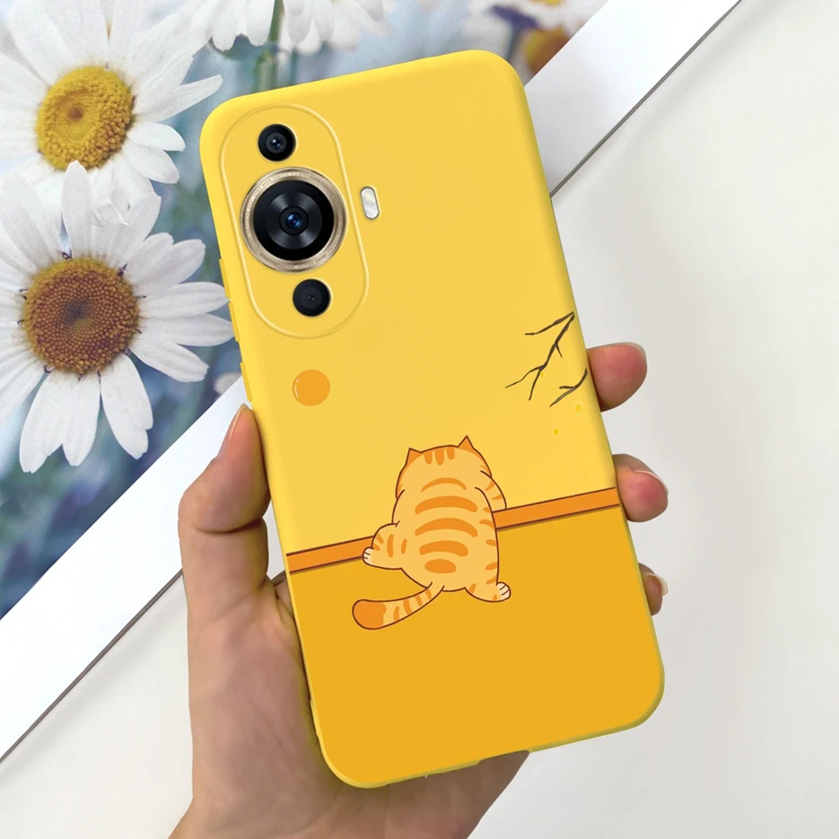 Cute Candy Painted Soft Silicone Phone Case Cover for Huawei Nova 11 Series