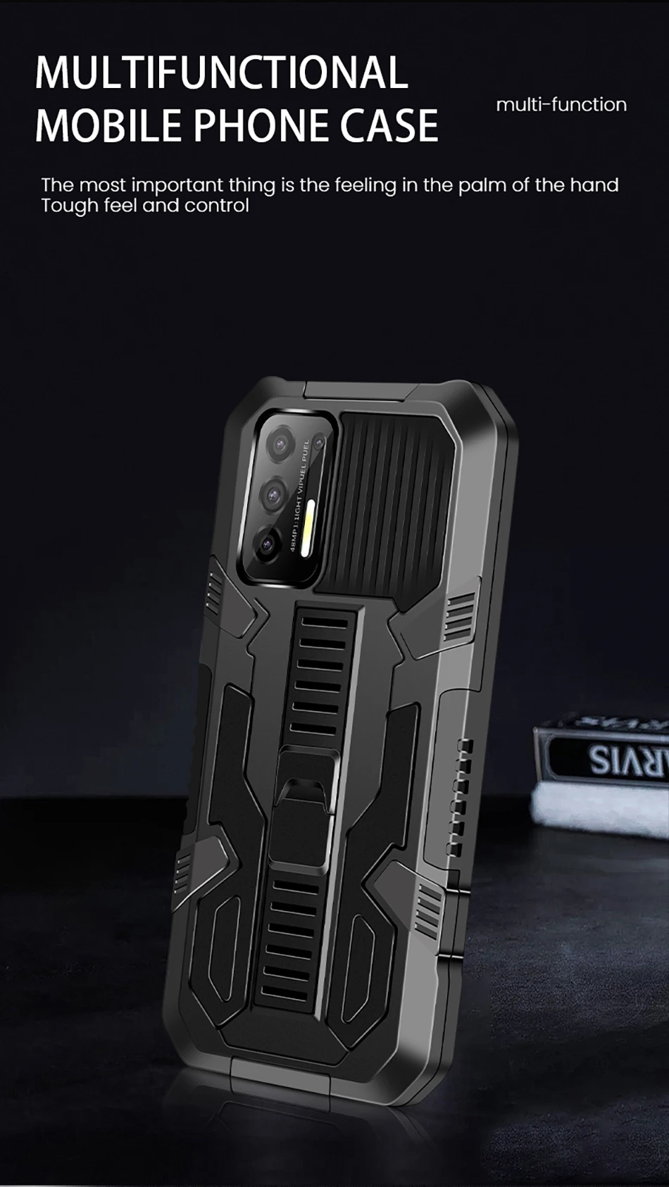 Shockproof Armor Phone Case For iPhone 6 6S 7 8 Plus SE X XS Max XR Anti-Fall Bracket Cover For iPhone 11 12 13 Pro Max Mini best iphone 13 mini case