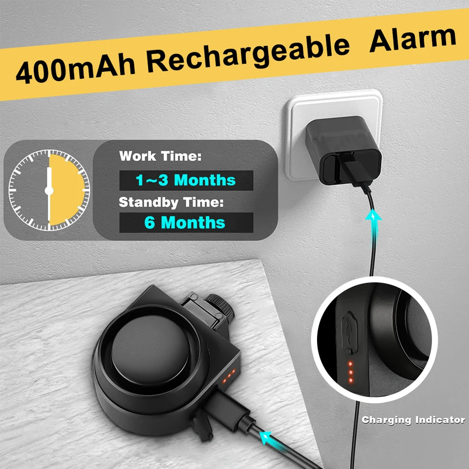 Anchtek Motorcycle Bike Alarm USB Charging Wireless Anti theft 115dB Vibration Detector Electric Moto Car Alarm System wireless vibration alarm motorcycle alarm bike alarm anti theft alarm