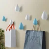 1pc Resin Water Droplet Hook Wall Water Droplet Hook Fitting Room Coat Hook Wall Decor Home Accessories Drilling Installation 3
