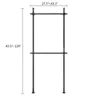 Adjustable Wall Mounted Drying Rack - Premium Carbon Steel, Heavy-Duty Design with 220.46lbs Load Capacity, Ideal for Laundry, 3