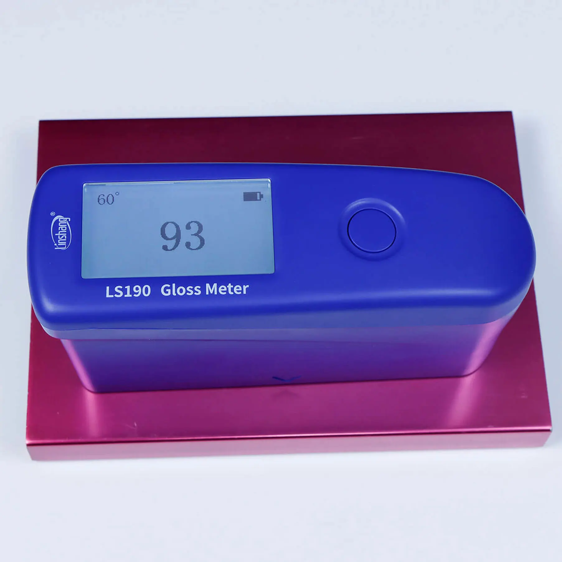 Digital Gloss Meter LS190 60&deg; angle portable paint, metal Gloss Meter range 0-200GU with QC mode