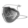 Adjustable PM2.5 Anti-dust Pollution Mask Replaceable Breathing valve activated carbon gasket Mouth Nose Disconnect-type Mask 5