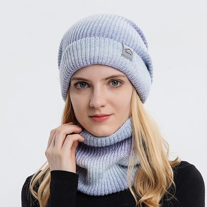 Cashmere Winter Hood Hat For Women – Warm Hooded Beanie, Soft Knit