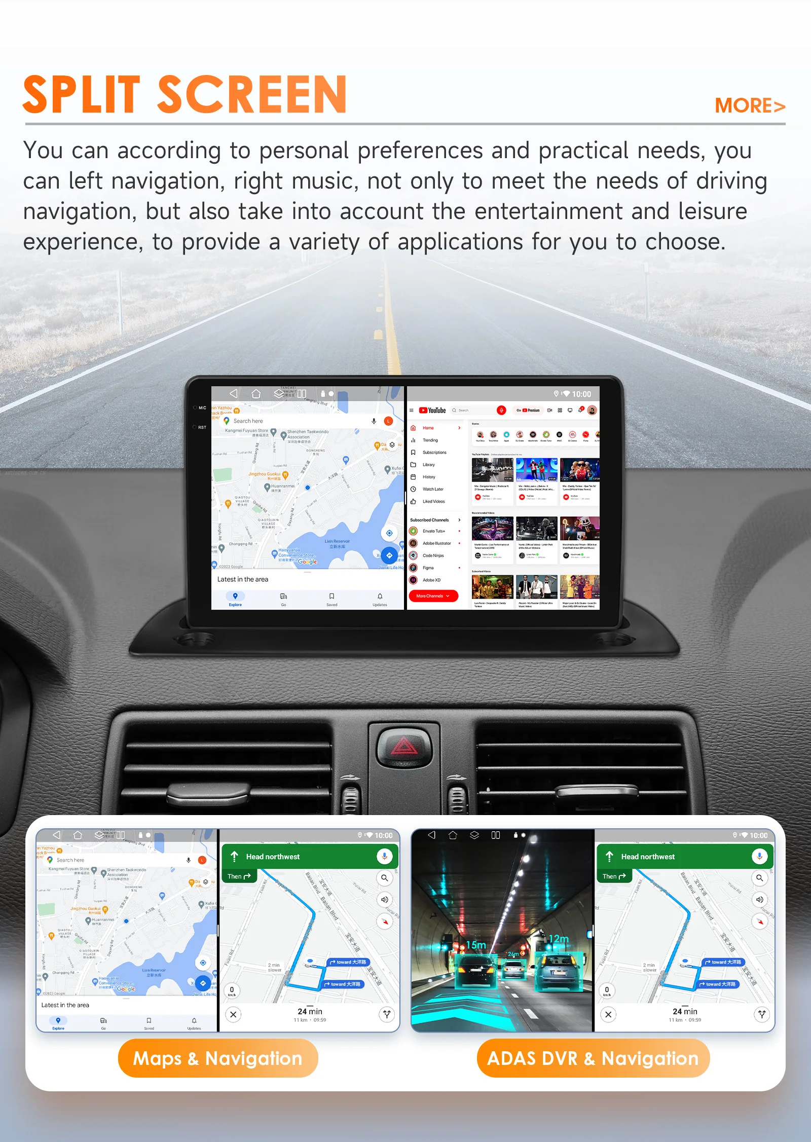 Snapdragon 8-Kern Android 14 Autoradio für Volvo XC90 2004 - 2014 AI Carplay Multimedia-Player GPS 360-Kamera Intelligenter Bildschirm – Detail 39